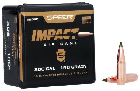 308 caliber Speer Impact Bullet Packaging