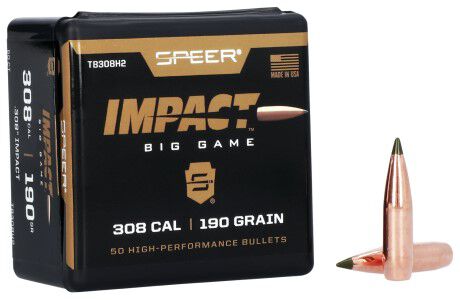308 caliber Speer Impact Bullet Packaging