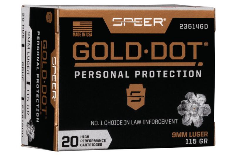 Gold Dot Personal Protection packaging