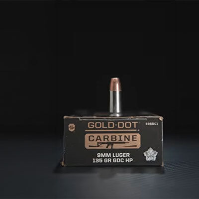 Gold Dot Carbine box and cartridge