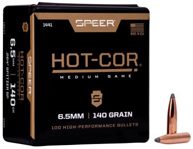 6.5mm Hot-Core Medium Game Bullet Packaging