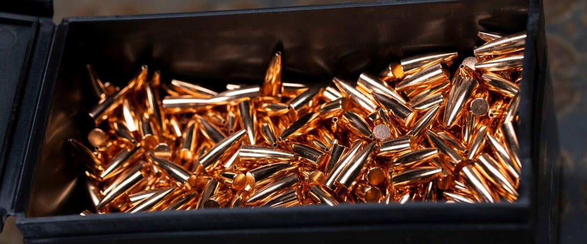 a box of 22 cal TNT bullets