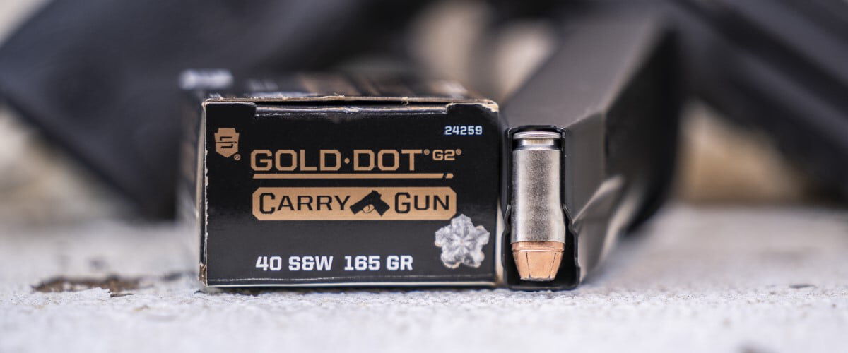 Gold Dot 40 cal Carry Gun box