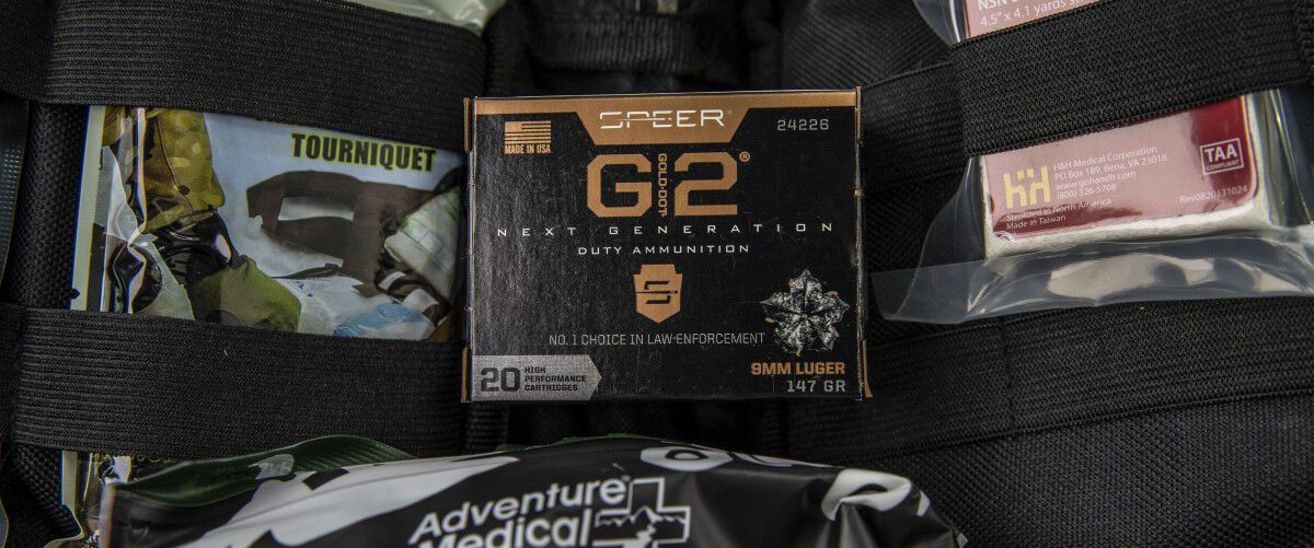 Speer G2 laying in a survival kit