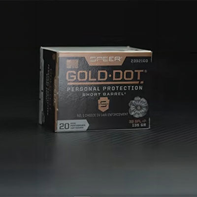 Gold Dot box on a table