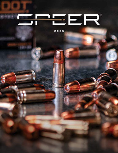 front page of the 2025 Speer Catalog