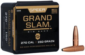 Grand Slam Rifle Bullet, .277, 150 Grain