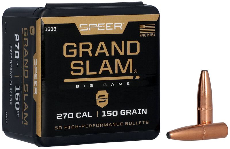 Grand Slam Rifle Bullet, .277, 150 Grain