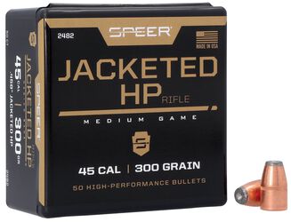 Jacketed Hollow Point Rifle Bullet, .458, 300 Grain