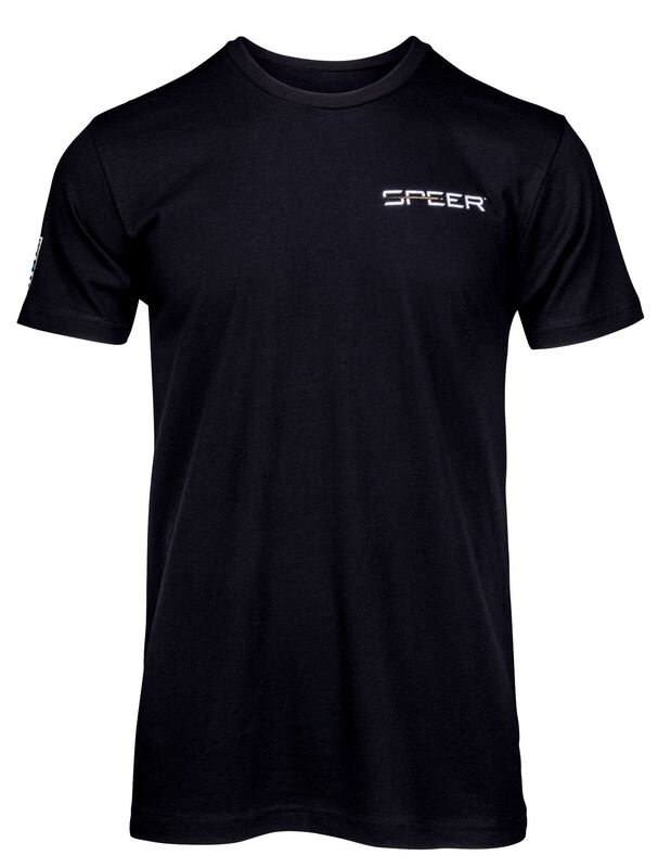 Speer Mushroom Effect T-Shirt, Black, Small