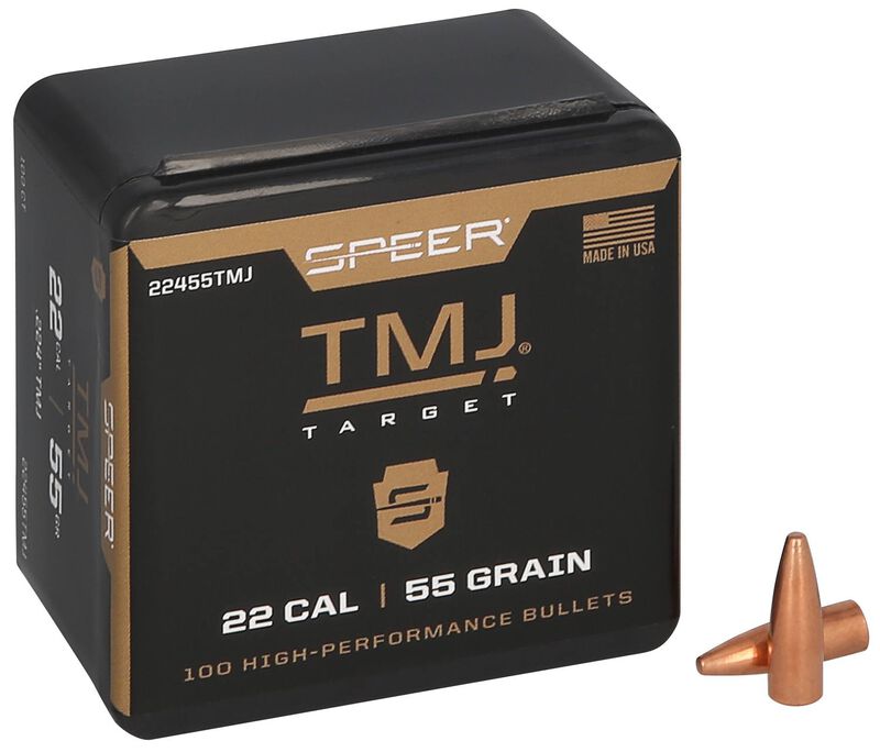 TMJ Rifle Bullet, .224, 55 Grain