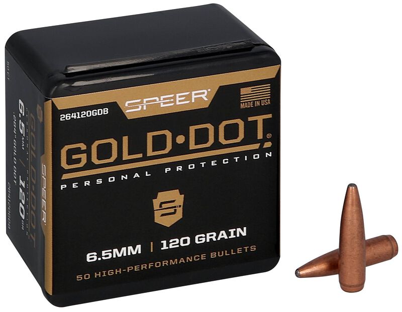 Gold Dot Rifle Component Bullet, .264, 120 Grain