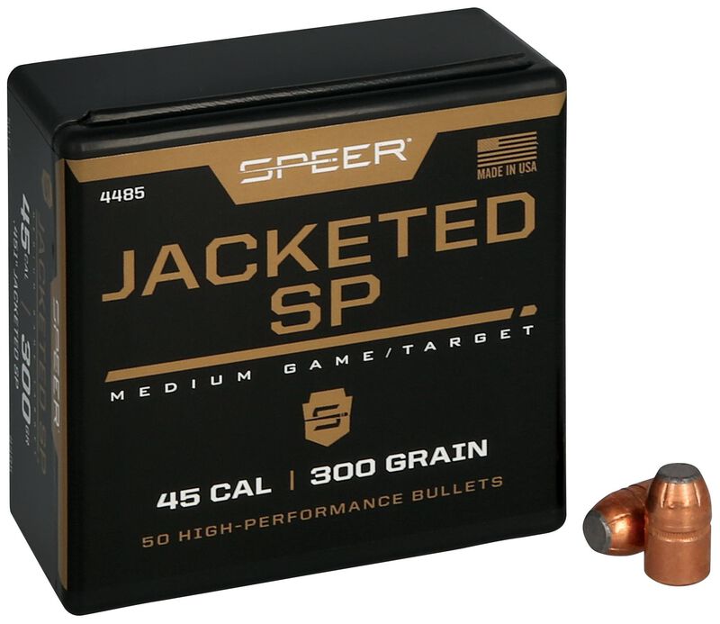 Jacketed Handgun Bullet, .451, 300 Grain, 50 Count