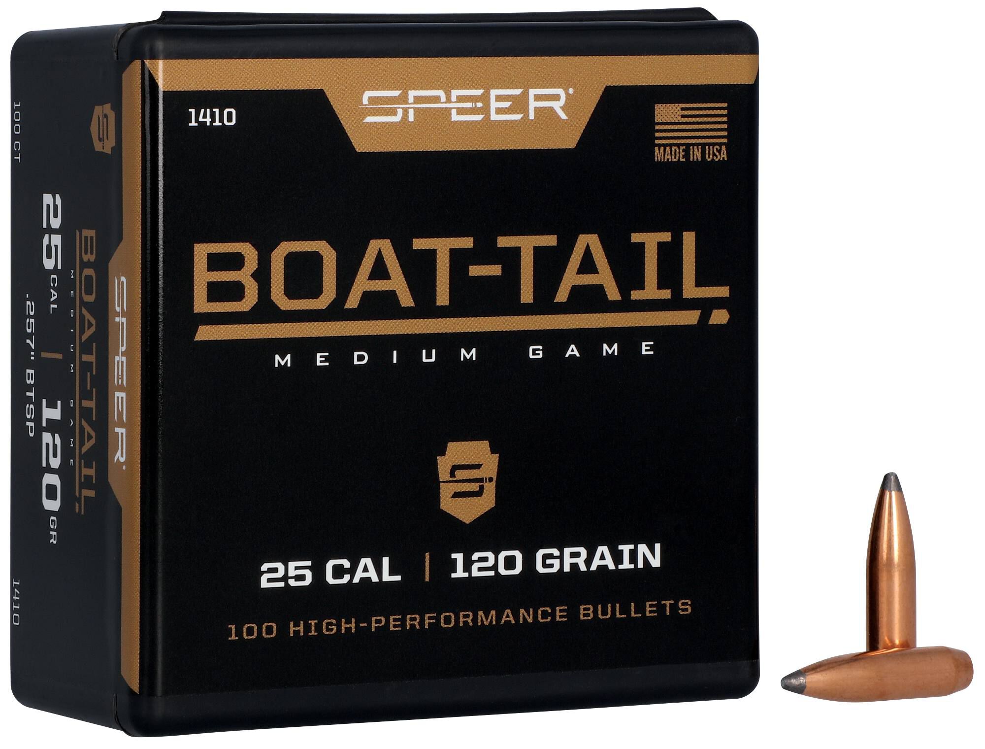 Buy Boat-Tail Rifle Bullet, .257, 120 Grain | Speer