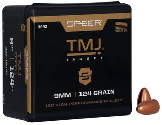 TMJ Handgun Bullet, .355, 124 Grain