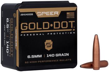 Gold Dot Rifle Component Bullet, .264, 140 Grain