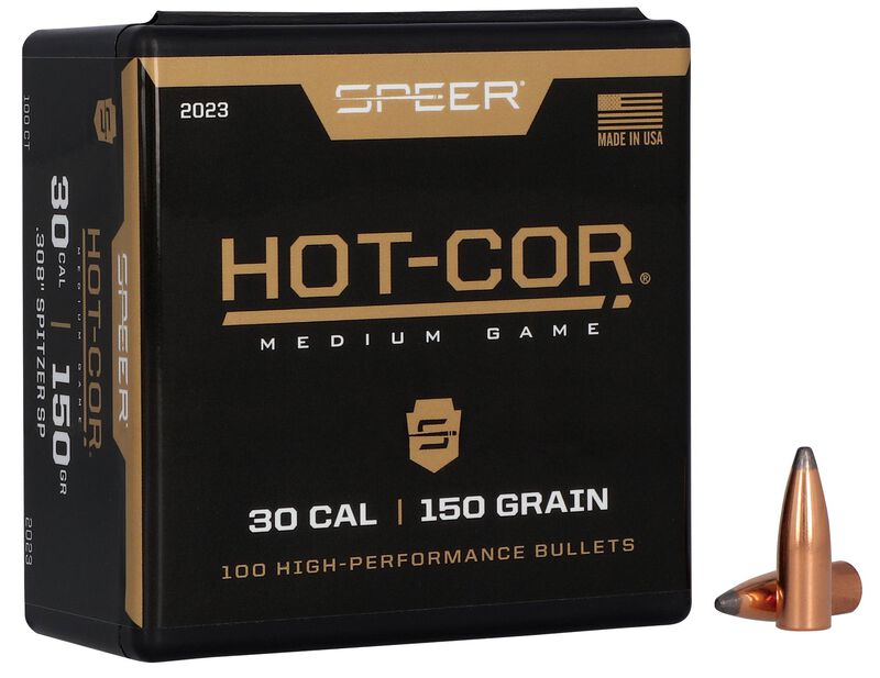 Hot-Cor Rifle Bullet, .308, 150 Grain