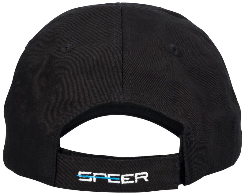 Speer Emblem Hat, Black, One Size Fits Most