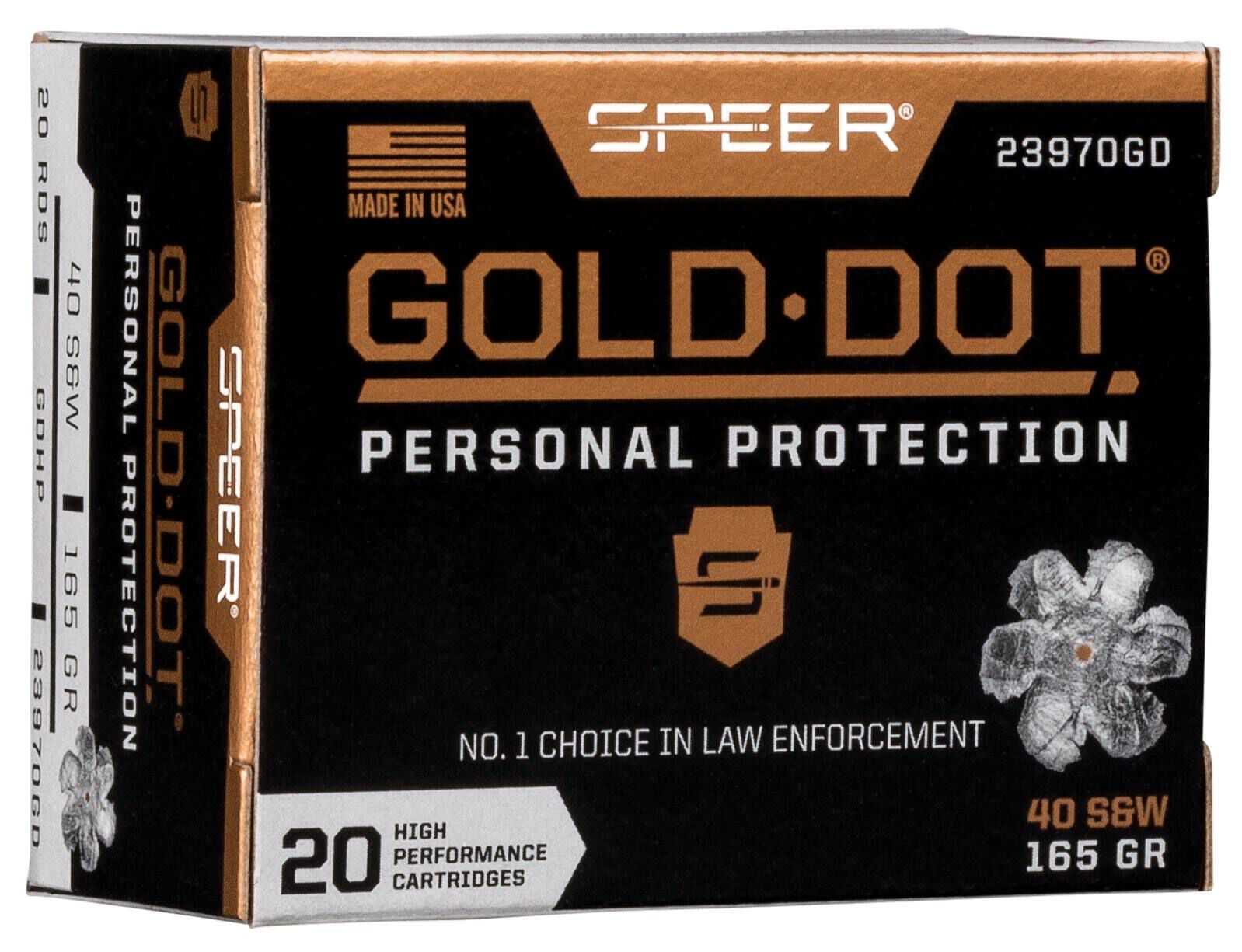 Buy Gold Dot Handgun Personal Protection 40 S&W Ammo | 165 Grain