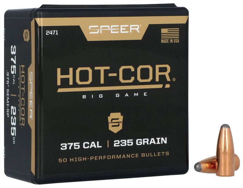 Hot-Cor Rifle Bullet, .375, 235 Grain