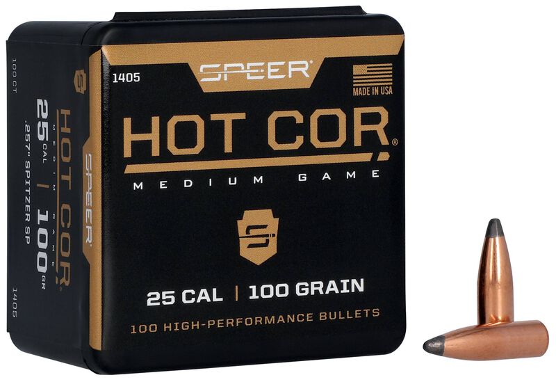 Hot-Cor Rifle Bullet, .257, 100 Grain