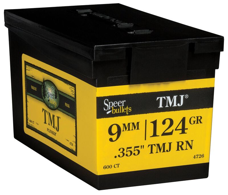 TMJ Handgun Bullet, .355, 124 Grain