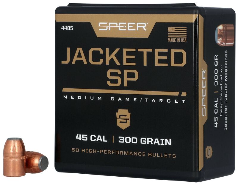Jacketed Handgun Bullet, .451, 300 Grain, 50 Count