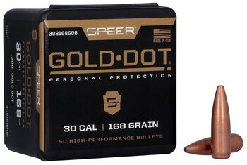 Gold Dot Rifle Component Bullet, .308, 168 Grain