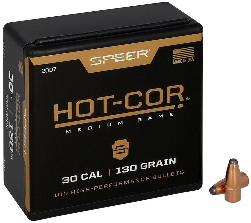 Hot-Cor Rifle Bullet, .308, 130 Grain