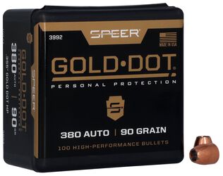 Gold Dot Handgun Component Bullet, .355, 90 Grain