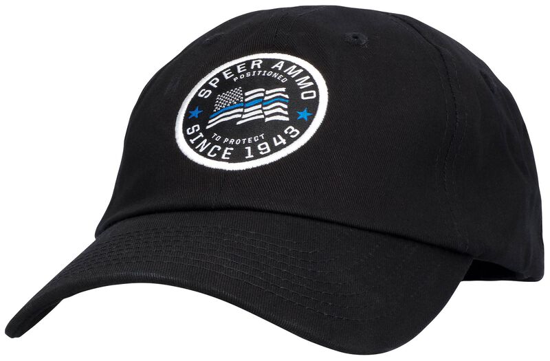 Speer Emblem Hat, Black, One Size Fits Most