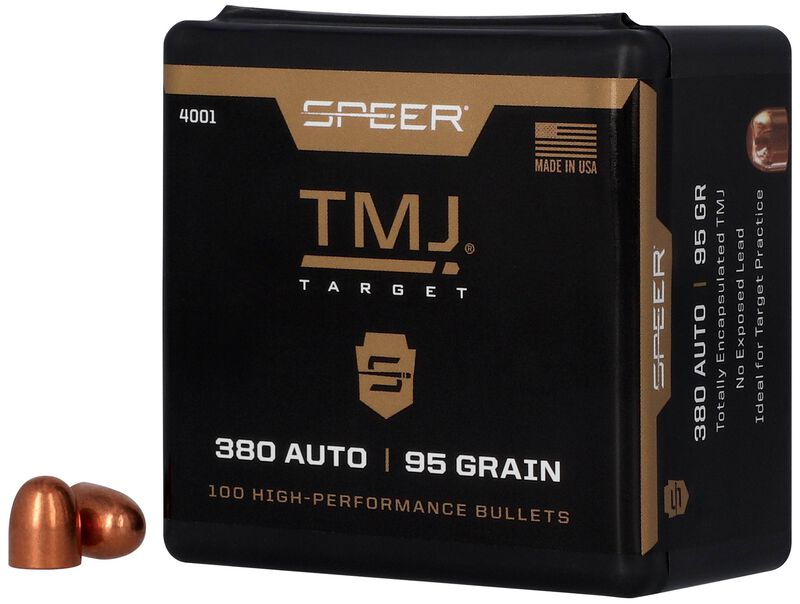TMJ Handgun Bullet, .355, 95 Grain
