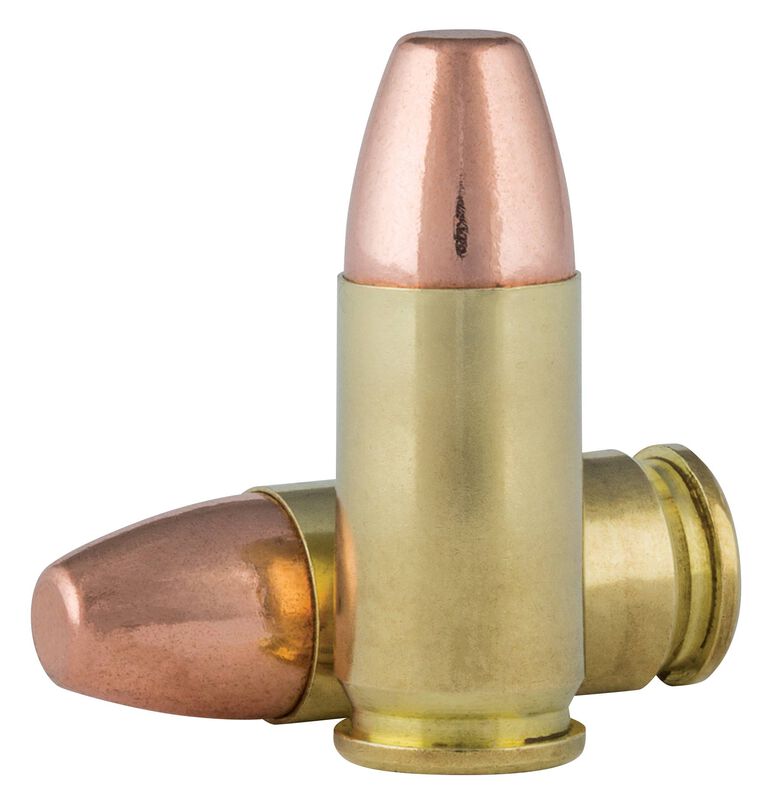 Lawman Handgun Clean-Fire Training, 9mm Luger, 147 Grain, Total Metal Jacket, 985 fps