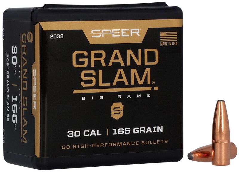 Grand Slam Rifle Bullet, .308, 165 Grain