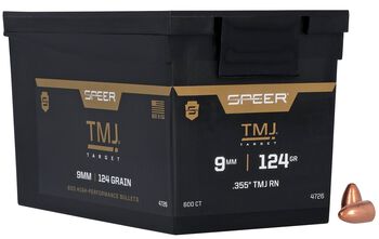TMJ Handgun Bullet, .355, 124 Grain