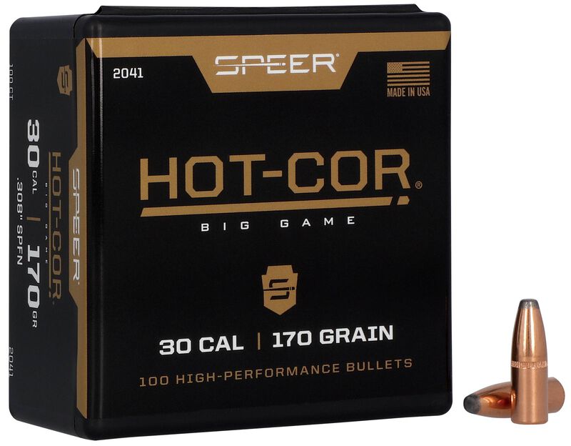 Hot-Cor Rifle Bullet, .308, 170 Grain