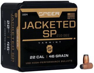 Varmint Soft Point Bullet, .224, 46 Grain
