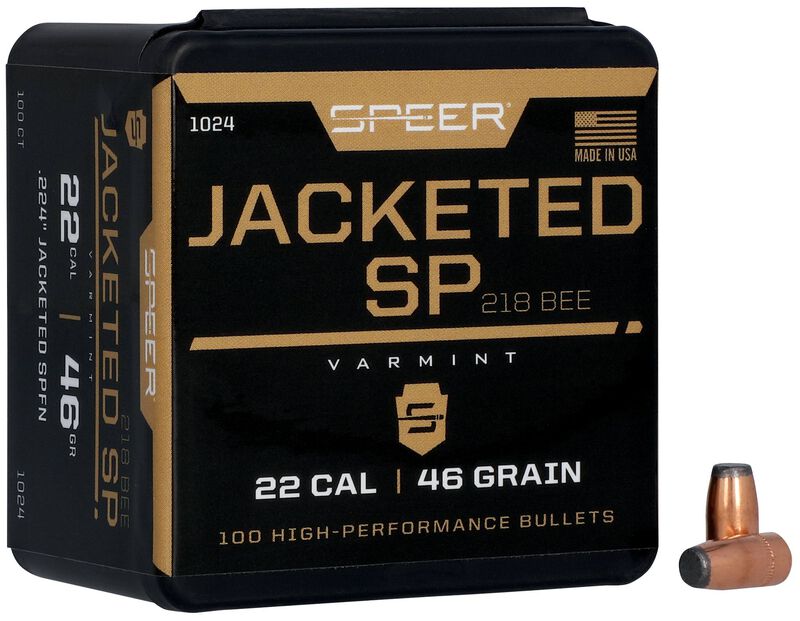 Varmint Soft Point Bullet, .224, 46 Grain