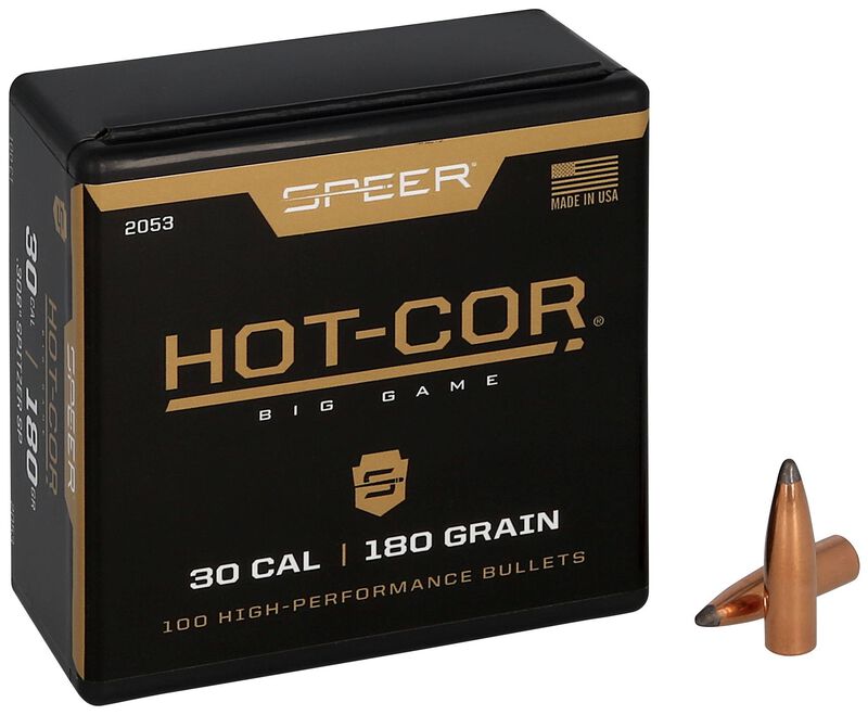 Hot-Cor Rifle Bullet, .308, 180 Grain
