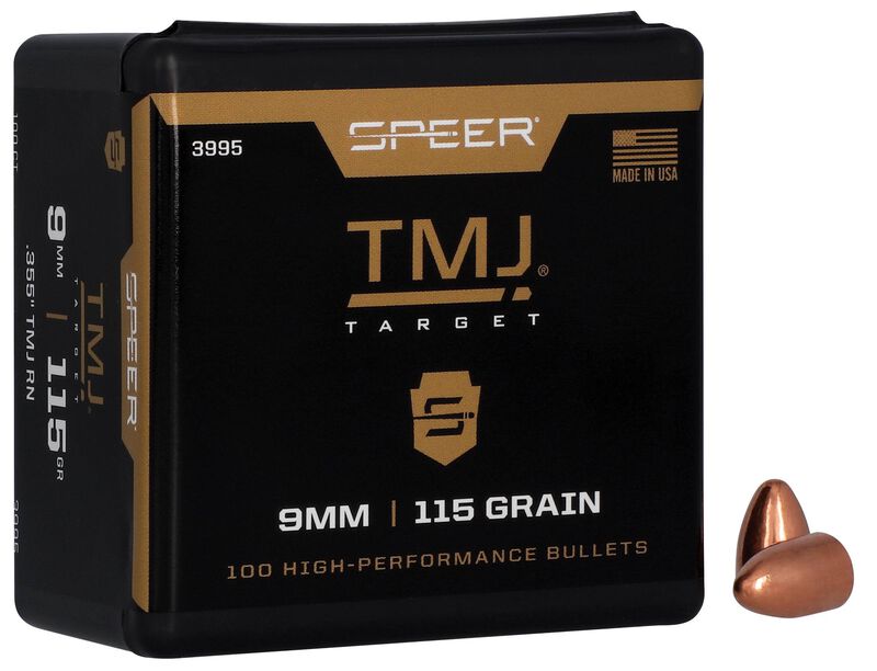TMJ Handgun Bullet, .355, 115 Grain