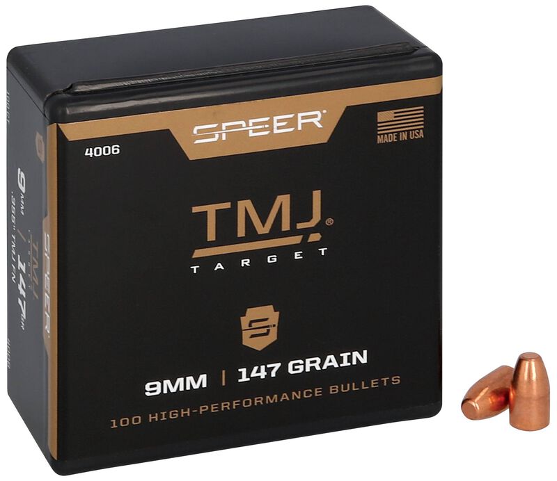 TMJ Handgun Bullet, .355, 147 Grain
