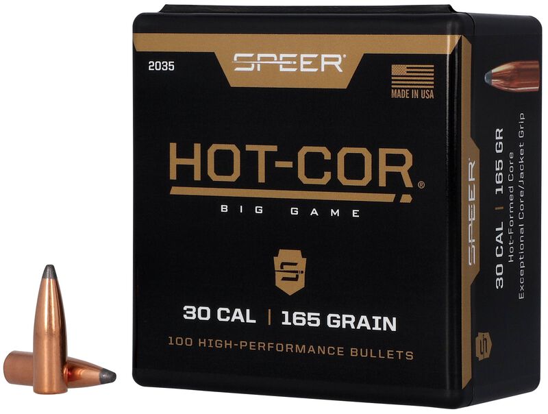 Hot-Cor Rifle Bullet, .308, 165 Grain