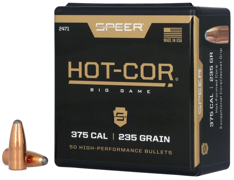 Hot-Cor Rifle Bullet, .375, 235 Grain