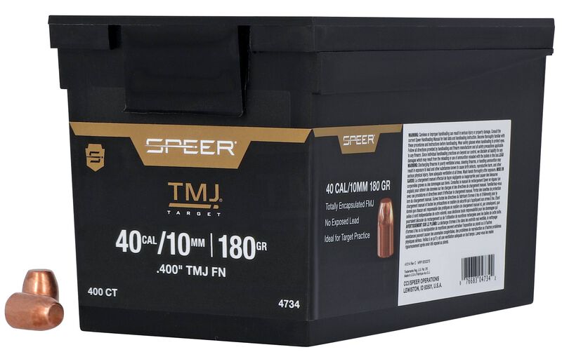 TMJ Handgun Bullet, .400, 180 Grain