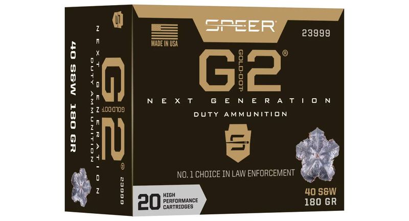 Gold Dot G2, 40 S&amp;W, 180 Grain, G2, 1015 fps