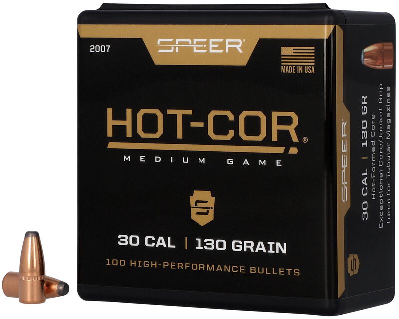 Hot-Cor Rifle Bullet, .308, 130 Grain