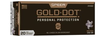 Gold Dot Duty Rifle, 300 Blackout, 150 Grain, Gold Dot Soft Point, 1900 fps