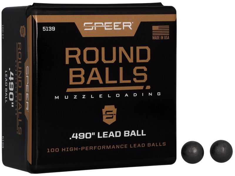 Lead Round Ball, .490, 176 Grain