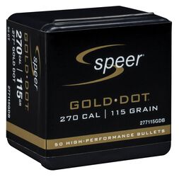Gold Dot Rifle Component Bullet, .277, 115 Grain