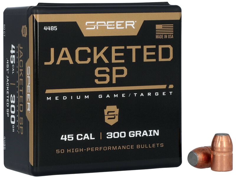 Jacketed Handgun Bullet, .451, 300 Grain, 50 Count
